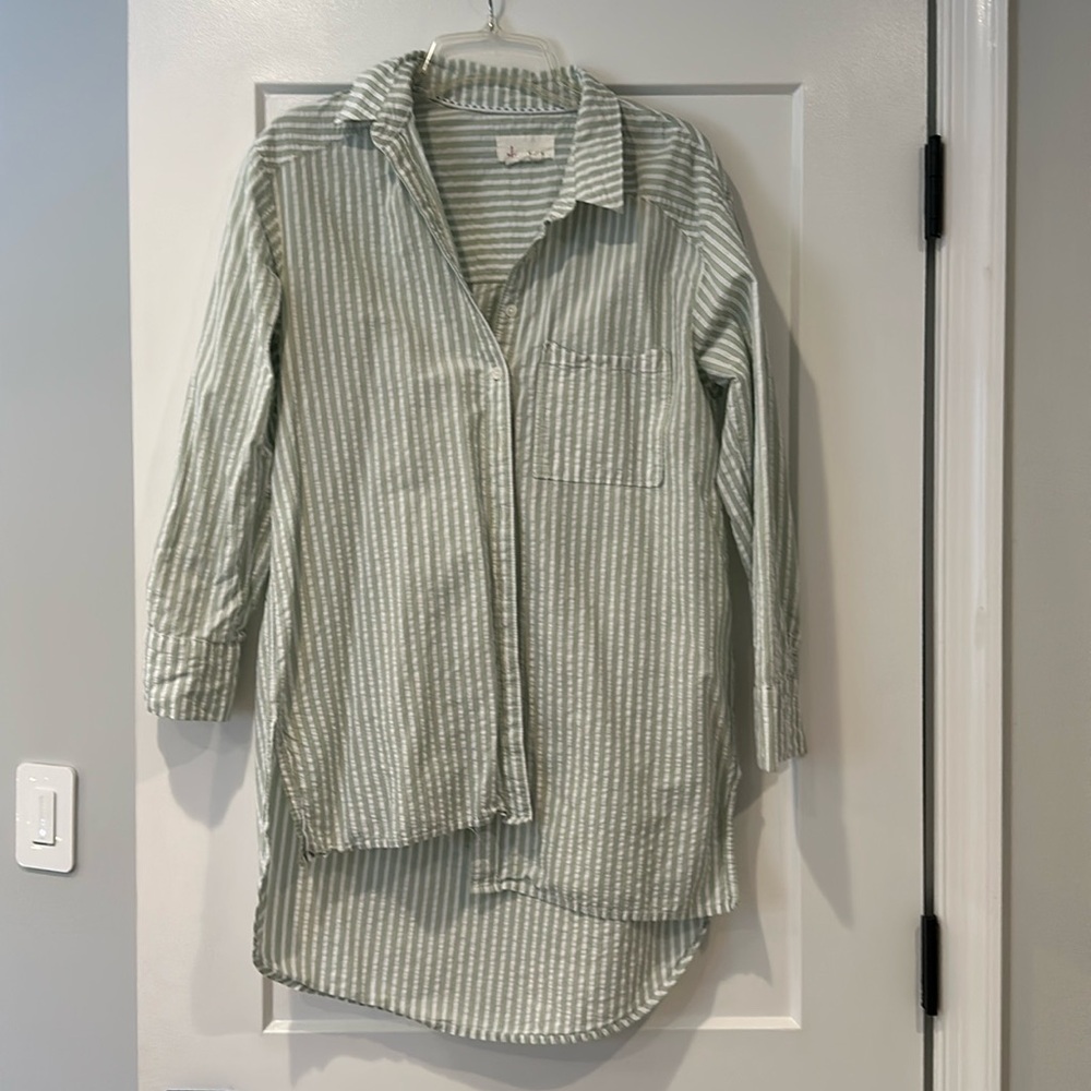 Anthropologie oversized button down